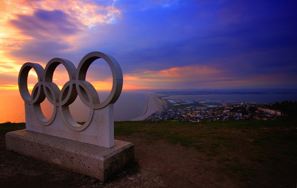 Public demonstrations of the Olympic torch have been suspended